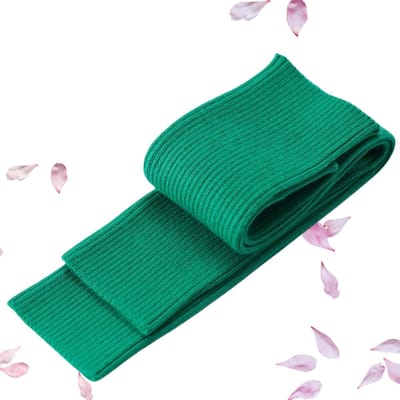 Livano Armwarmers - Polswarmers - Armwarmers Dames - Duimopening - Wol - Armstukken - Winter - Grasgroen - Elastisch
