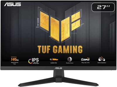ASUS TUF Gaming VG279QE5A - FHD Gaming Monitor - 146hz - 1ms - Speakers - 27 inch