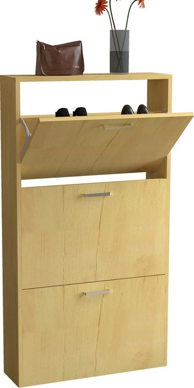 Houten plank Kipper schoenenrek Schoenenkast Schoenenkipper 3 Sulos M