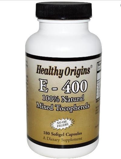 Vitamine E-400 (180 Softgel Capsules) - Healthy Origins
