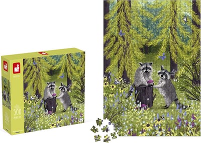 Janod Kidult Puzzel - Wasberen - 500 Stukjes - Geschikt Vanaf 8 Jaar