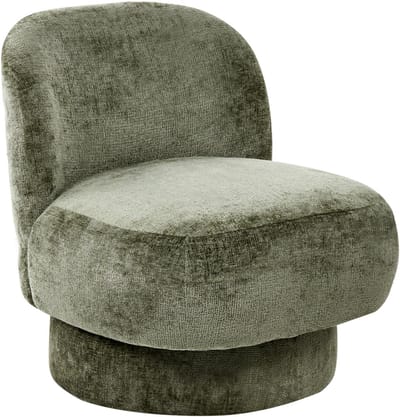 AYLO - Draaifauteuil - Groen - Chenille