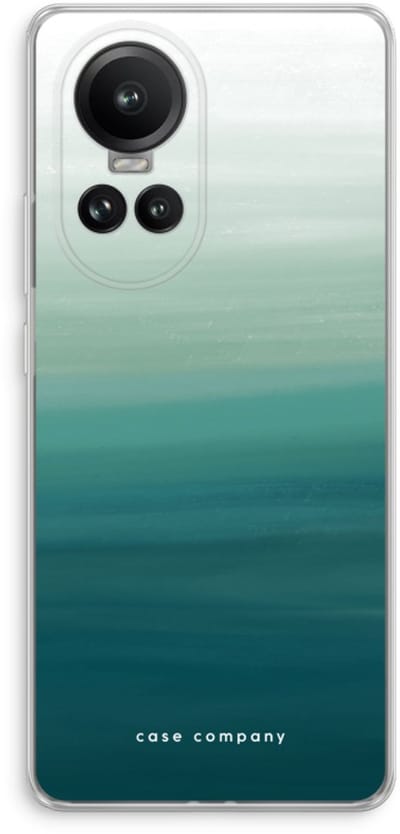 Case Company® - Hoesje geschikt voor Oppo Reno 10 Pro hoesje - Ocean - Soft Cover Telefoonhoesje - Bescherming aan alle Kanten en Schermrand