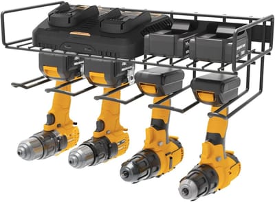 Heavy Duty Boorrek voor Elektrisch Gereedschap - Wandmontage Organizer voor Handgereedschap en Elektrisch Gereedschap