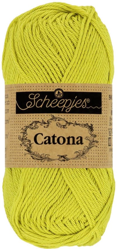 Scheepjes Catona 10gr - 245 Green Yellow