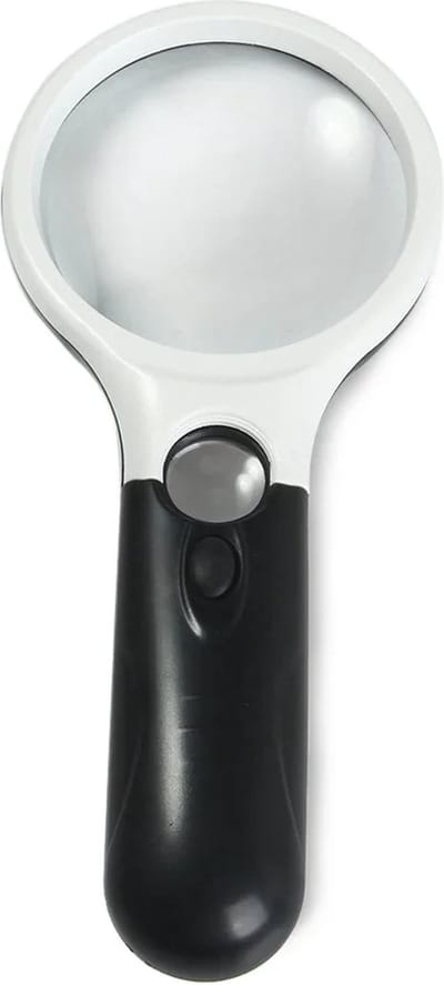 CHPN - Loep - Loep met verlichting - Leesloep - Vergrootglas - Met LED Verlichting - Vergroter - Handzaam - Universeel - Letters vergroten