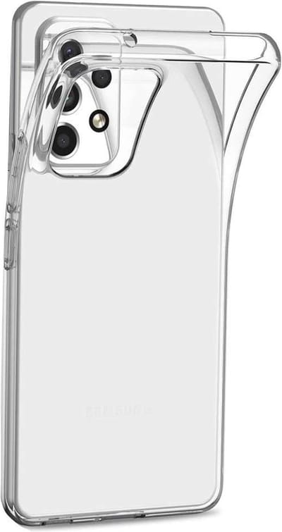 LuxeBass Hoesje geschikt voor Samsung Galaxy A53 5G - Siliconen hoesje - TPU - Transparant - telefoonhoes - gsm hoes - telefoonhoesje