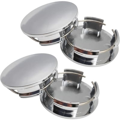4 stuks Auto Wielnaafkapjes 57mm Vervanging voor Mazda Roestvrij Zilver Centrale Dop Gegalvaniseerd