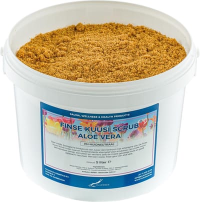 Kuusi Scrub Aloë Vera 5 liter - Hydraterende Lichaamsscrub