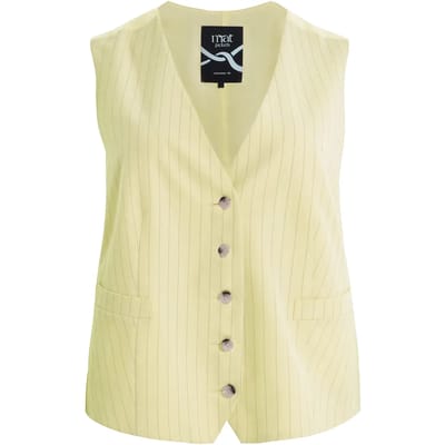 Dunjacket met fijne streepjes op maat voor dames Mat Fashion