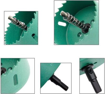 Dailygoods- Holesaw 180 mm - Boormachine - Bi-metaal - Snijgereedschap - Veiligheidsvergrendeling - Hoogwaardige HSS staal - Boor