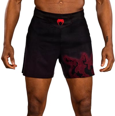 Venum Spectre Fightshorts Zwart/Rood – Lichtgewicht MMA & Kickboks Shorts - M