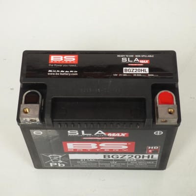 Batterie SLA BS Battery pour Moto Honda 1800 GL Goldwing Abs Dct 2018 à 2022 GYZ20HL / 12V 20Ah / BGZ20HL Neuf