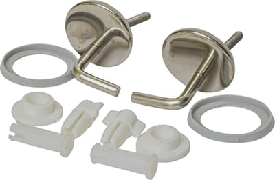Bevest.Set Wc bril metaal