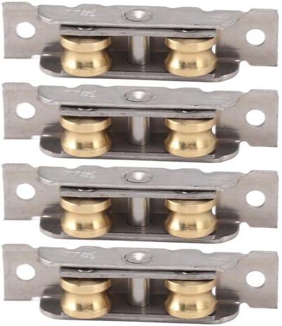 Dailygoods - 4-delige Schuifdeur Rolmontage Wielen en Accessoires