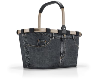 Reisenthel Carrybag Boodschappenmand - 22L - Frame Jeans Dark Grey Grijs