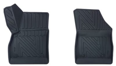 Rubbermatten Opel Astra K 2015-2021 (voorset) - Premium carbonlook