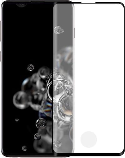 Shop4 - Geschikt voor Samsung Galaxy S20 Ultra Glazen Screenprotector - Edge-To-Edge Gehard Glas Transparant