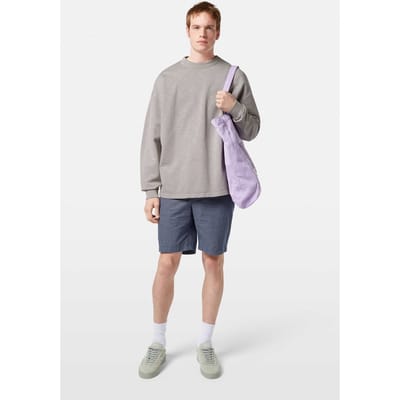 Scotch & Soda Fave - Relaxed Fit Yarn-dyed Cotton-linen Bermuda Short Atla Taglia: W29 | Outlet | Uomo | Bianco