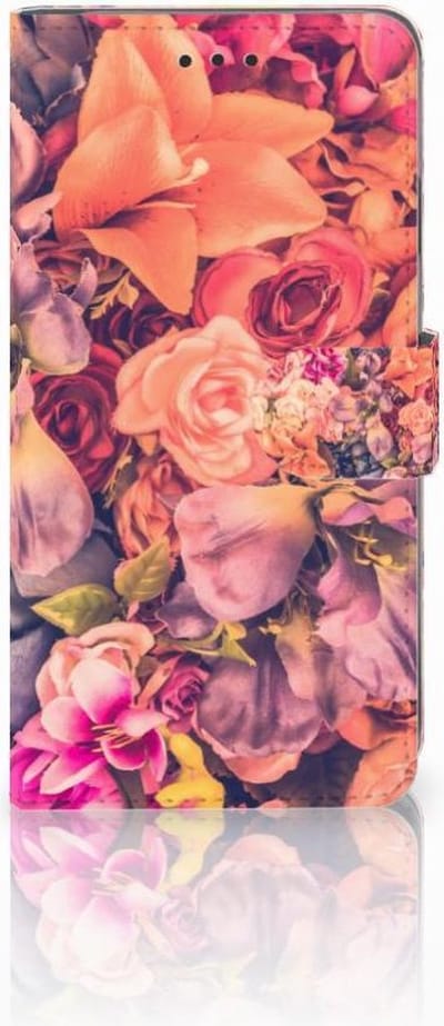 Boekhoesje voor Apple iPhone Xs Max Hoesje Bosje Bloemen