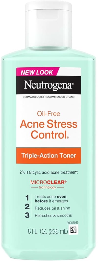Neutrogena acne-fighting facial toner met  2% salicylic acid -237ml