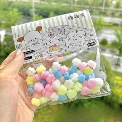 50 stuks Mini Kattenpoot Taiyaki Squishy Speelgoed - Stressverlichting Fidget Sensorisch Speelgoed voor Kinderen Volwassenen, Anti-Angst Knijp Squishies Cadeau