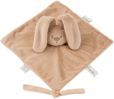 Nattou Lapidou Baby Knuffeldoekje - 27 x 27 cm - Doudou Konijn - Baby Cadeau - Warm Beige
