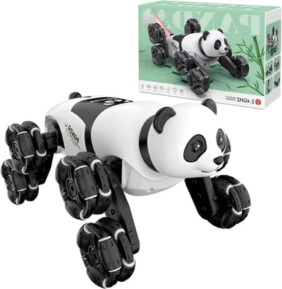 RC Stuntauto - Speelgoedauto Afstandsbediening - Interactief Spelen - Met Mist Spray Functie - 23x16.5x13 cm - Panda Design