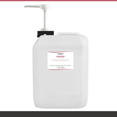 Handzeep - Appel kaneel - Lichtroze - Transparant - 5 Liter - Cosmeya | Navullen.com Navullen Cosmeya.nl Ltr Jerrycan Met pomp Navulling Navullen Hand Soap Savon Pour Les Mains