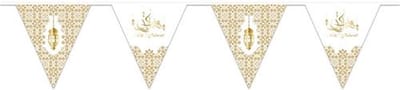 Eid Mubarak - Vlaggenlijn Goud Papier (3 m)