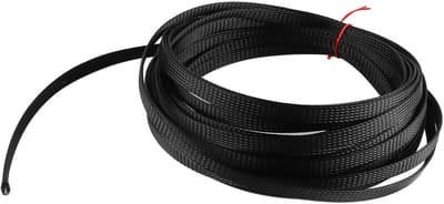 Dailygoods - Vlamvertragende Gevlochten Kabelbescherming 10 mm x 10 m