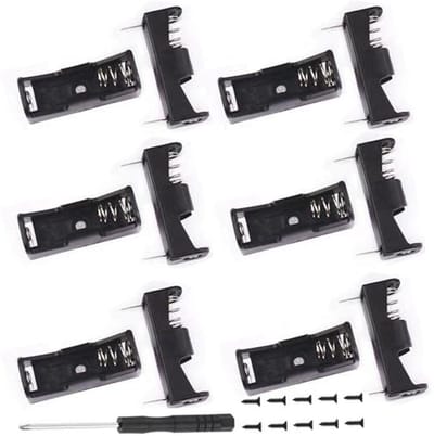 12 Stuks 12V 23A Batterijhouder met Schroevendraaier en Schroeven