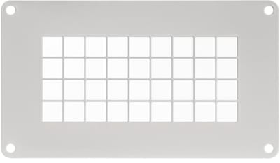 140 x 80 mm Wit Verzinkt Staal Rechthoekig Kruiprooster - Universeel Ventilatierooster voor Luchttoevoer en -uitlaat