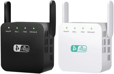 WiFi Booster Extender - Router Repeater - Internetbereik Vergroten - 300 Mbps Snelheid - 9.7 x 8.1 x 7.7 cm