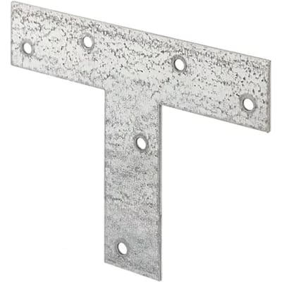 Alberts Verbindingsplaat - Sendzimir Verzinkt Staal - T-vorm - 140x110x30mm