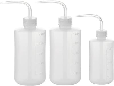 Dailygoods- Gieter 250/500 ml - Kunststof - Veiligheidsflessen - Plantenirrigatie - Tuinieren - Lichtdoorlatend ontwerp - Waterfles