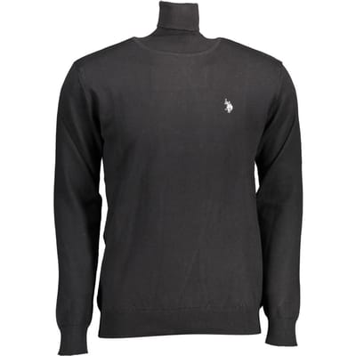 U.S. POLO ASSN. Zwarte Katoenen Heren Coltrui