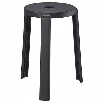 IKEA IBBARBO Krukje, Antracietgrijs, 45 cm