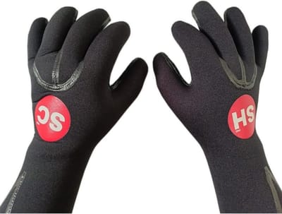 5MM Gesealde waterdichte thermische Neopreen zwemhandschoenen PR Neopreen Zwem handschoenen - Unisex | Swim Chicky & Swim Hunky | Maat XS