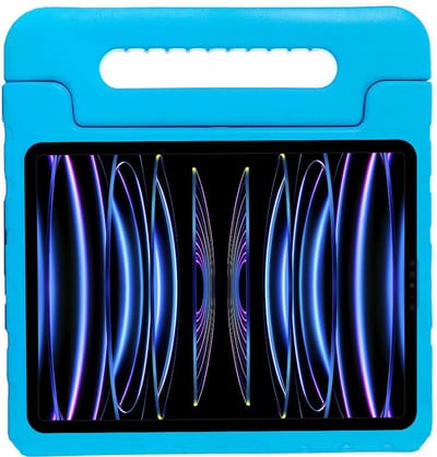 Cazy tablet Hoes Kinderen geschikt voor iPad Pro 11 (2025 / 2024) M5 / M4 - Kinderhoes Tablet Classic - Blauw