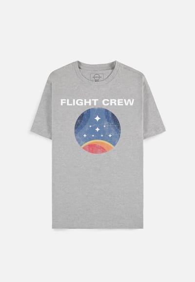 Starfield - Flight Crew Heren T-shirt - S - Grijs