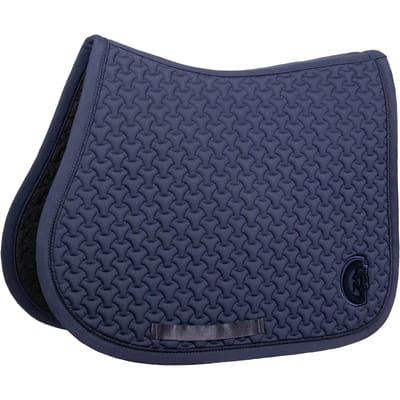 Kentucky Horsewear - Zadeldek - Zadeldoek Plaited 3D logo - Jumping - Navy