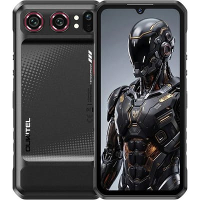 5G Smartphone Robuust OUKITEL WP68 Air 36GB+512GB 6,88'' 120Hz 8000mAh 64MP Telefoon Onbreekbaar Dual SIM NFC IP68 Zwart zwart