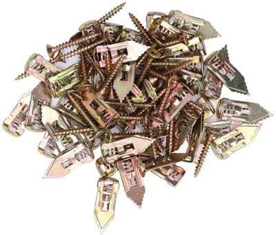 40 Stuks Zelfborende Bevestigingsschroeven Set, Metalen Ankers voor Gipsplaten, Ideaal voor Wanddecoratie en Fotolijsten