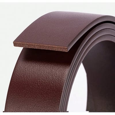 Riem Hoofdloze Gesp met Pin Herenriem Zonder Knop Hoofd Riemband Enkel Riemlichaam Zonder Knop Hoofd coffee veelkleurig