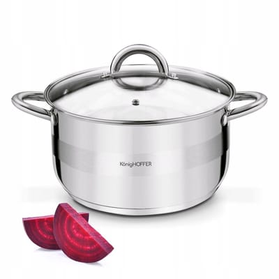 Koningoffer Faro Inductiepan RVS 5,9L - 24cm