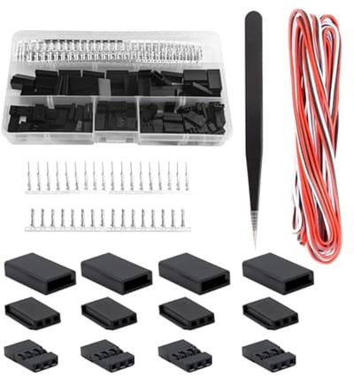 60 Sets Servo Stekkerset met 3 m Servokabel - Mannelijke & Vrouwelijke Dupont Connector voor RC Toepassingen