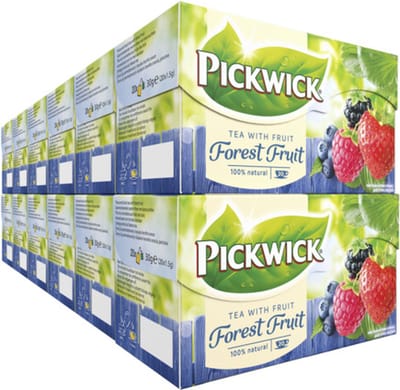 Pickwick Bosvruchten Fruit Thee - 12 x 20 theezakjes