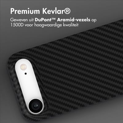 Accezz Hoesje - Geschikt voor Apple iPhone 17 Air - backcover - Zwart