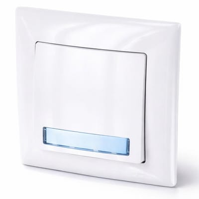 Inbouw-deurbelknop met Led-indicator Zuiver Wit